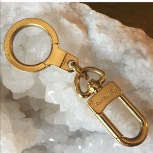 Louis Vuitton Pochette Extender Key Ring Gold Tone
